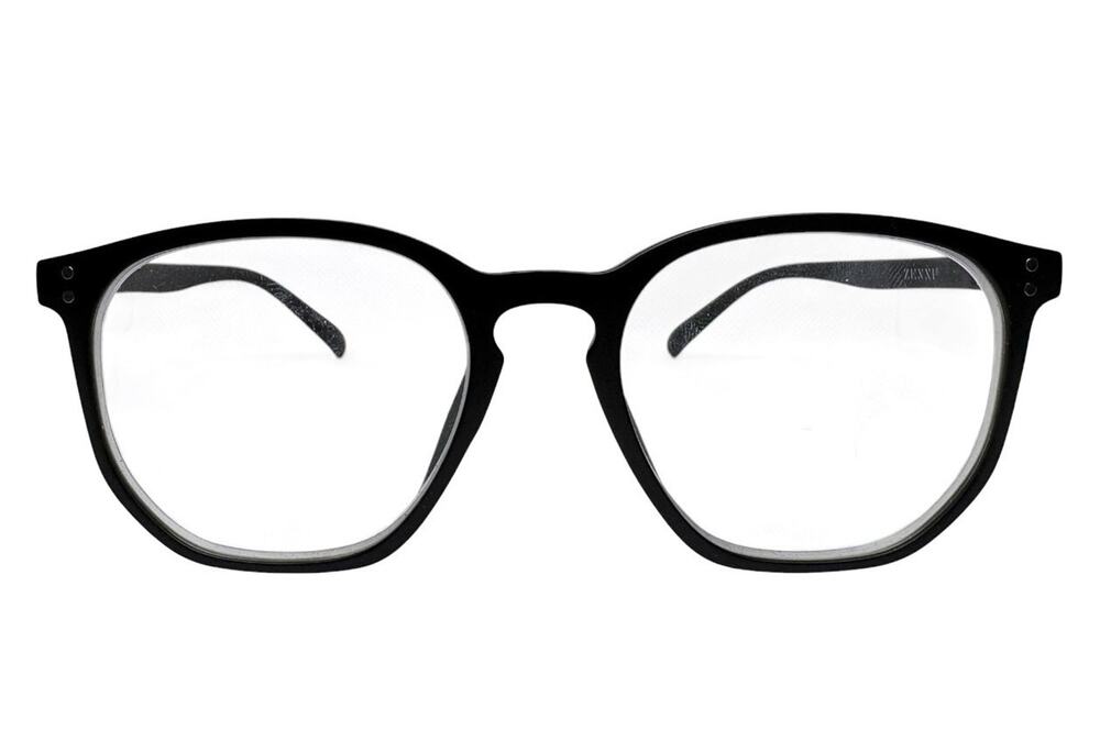 ZENNI OPTICAL 2042421 MATTE BLACK AUTHENTIC EYEGLASSES FRAMES 53-18-143